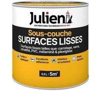 Julien – Sous-couche surfaces lisses – Intérieur & Extérieur – Blanc mat 0,5 L