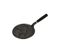 JULIENNE GRANIT Poêle à Crêpes 4 Pancakes ou Blinis Fonte Aluminium Manche amovible INDUCTION D24