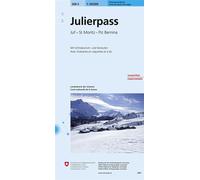Julierpass ski Échelle 1:50 000 - Collectif - Office Federal De Topographie Suisse - broché - Atlas / carte