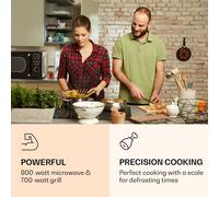 Julieta Micro-ondes avec grill 20l 700 / 800 W Ø25,5cm 8 programmes