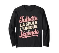 Juliette Femme Humour Idée Cadeau Humoristique Drôle Manche Longue