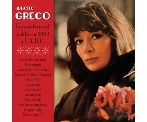 Juliette Gréco, Enregistrement Public en 1962 À l'a.B.C.