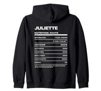 Juliette Valeur Nutritive Nom Drôle Sweat à Capuche