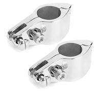 Julihai 2 Pièces de Pince Coulissante à Mâchoire de Bateau en Acier Inoxydable, Raccord de Matériel de Navigation Durable pour Yachts Gonflables, Glissière à Mâchoire Supérieure pour Bateaux, Taille