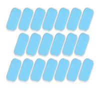 Julihai 20 Feuilles de Gel de Remplacement pour Stimulateur D'entraînement ABS, Coussinets Adhésifs Conducteurs Respectueux de la Peau pour Entraîneur EMS AB, avec Matériau TPR po