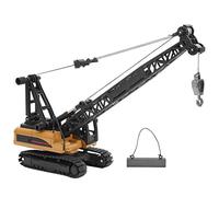 Julihai 50 Modèles de Jouets de Grue D'ingénierie, Modèle Statique de Véhicule de Construction en Alliage pour Le Développement du Cerveau, avec Chenille en Caoutchouc, Levage des Bras,