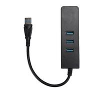 Julihai Adaptateur Convertisseur Ethernet USB 3.0 économique avec HUB .0 à 3 Ports pour Un Transfert de Données Facile