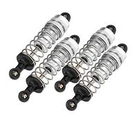 Julihai Amortisseur RC, Amortisseur à Ressort Réglable en Alliage D'aluminium avec Absorption élastique des Vibrations pour Voitures RC MN G500 (SILVER)