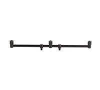 Julihai Barre de Buzz en Alliage D'aluminium à 3 Têtes de 40 Cm, Support de Canne à Pêche Solide, Support de Barre Transversale avec Installation Facile, pour Accessoires de Pêche à Terre
