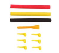 Julihai Bâtonnets en Mousse pour la Pêche à la Carpe, Kit D'alignement D'appâts Portable et Léger en EVA avec 3 Bâtonnets en Mousse, 6 Manchons et 1 Aligneur D'hameçons, Accessoir