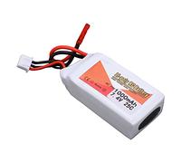 Julihai Batterie Rechargeable Lipo Li Polymère 7,4 V 1000 MAh, Taux de Décharge 25 C, Prise JST, avec Support de Chargeur D'équilibre, pour Voitures RC, Bateaux, Hélicoptères, Drones