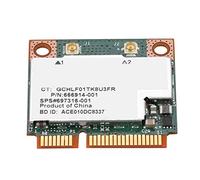 Julihai BCM943228HMB Carte WiFi Double Bande 300 M pour Ordinateurs Portables, Adaptateur Réseau LAN sans Fil 802.11n pour 7/8/10, Interface Mini PCI-e Demi-Taille