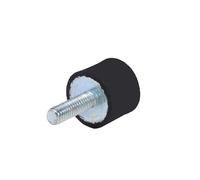 Julihai Bobines Silentblock Anti-Vibrations en Caoutchouc pour Amortisseurs, 20 X 15 Mm, Ensemble de 4 Pièces, pour Moteurs et équipements (VD20*15 M6*18)