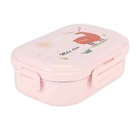 Julihai Boîte à Isotherme en Acier Inoxydable, Boîte à Déjeuner Anti-fuite pour Enfants, Récipient Alimentaire Japonais pour Pique-nique Scolaire, Camping, 650 Ml (Cerf en poudre de couleur pure)