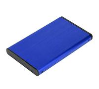 Julihai Boîtier de Disque Dur Mobile brossé en Alliage D'aluminium USB2.0 de 2.5 Pouces pour Disque Dur SSD de 2 to, Plug-and-Play pour Usage Externe D'ordinateur Portable (Blue)