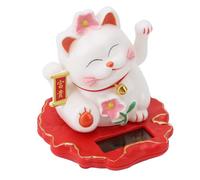 Julihai Bras Rotatif Solaire, Chat Porte-Bonheur, pour la Décoration de la Maison, Tableau de Bord du Bureau et de la Voiture, Bénédiction de la Maison (2312A)