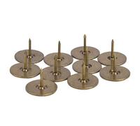 Julihai Clou de Rembourrage en Fer Bronze Cyan à Tête Plate pour Meubles, 100 Pièces, Punaises Décoratives pour canapé, Fournitures D'art pour la Décoration de la Maison (Diamètre 19MM * longueur