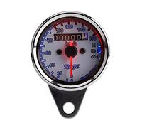 Julihai Compteur Kilométrique de Moto Universel à Rétroéclairage LED, Indicateur de Vitesse pour une Indication Précise des Données et une Installation Facile, adapté à la Plupart des Motos, Idéal