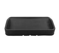 Julihai Conteneur de Balle de en Silicone, Boîte de Tee de Pratique de avec 4 Trous de Drainage, pour une Utilisation Intérieure et Extérieure à la Maison (BLACK)