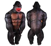 Julihai Costume Gonflable d'halloween, Gonflage Rapide avec Souffleur d'air pour Festivals, Parcs, Adultes et Enfants, Polyester Léger 190T X116 X117 (X116)