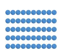 Julihai Embouts de Queue de Billard en Cuir 50 Pièces, Accessoires de Remplacement de Bâton de Piscine en Tailles 9MM 10MM 13MM avec Boîte de Rangement, pour Le Contrôle du Jeu de Billard (Je Mange)