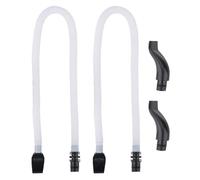 Julihai Ensemble de Tubes D'embouchure Melodica, 2 Pièces Tuyau de Soufflage et Embout en Plastique ABS Flexibles de 57 Cm de Long pour Harmoncia, étudiants Débutants