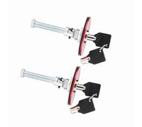 Julihai Ensemble de Verrouillage de Capot Universel, Verrouillage de Protection de Capot sécurisé pour Voitures de Rallye Professionnelles, en Alliage D'aluminium à Haute Résistance, Facile à (rouge)