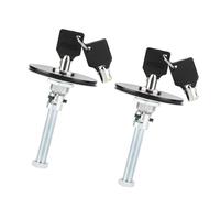 Julihai Ensemble de Verrouillage de Capot Universel, Verrouillage de Protection de Capot sécurisé pour Voitures de Rallye Professionnelles, en Alliage D'aluminium à Haute Résistance, Facile à (BLACK)