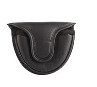 Julihai Housse de Putter de Golf, Couvre-tête de Maillet Ultra épais à 3 Couches pour Putter à Shaft Central, avec Fermeture Auto-agrippante Résistante, intérieures : 14 X 12,5 X 2,5 Cm (Black)