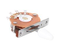 Julihai Interrupteur de Guitare électrique à 5 Voies avec Vis de Montage, pour Pièces de Guitare de Style Lame de Garde-boue (WHITE)