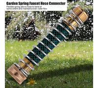 Julihai Julihai Protecteur de Coude de Tuyau d'arrosage en Laiton, Connecteur d'extension de Bobine à Ressort, Accessoire de Raccord 'irrigation