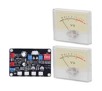 Julihai Kit de Compteur de Niveau de Préamplificateur VU Meter DIY avec Carte de Pilote de Rétroéclairage pour équipement de Conversion Audio de Voiture, 2 Mètres VU Inclus
