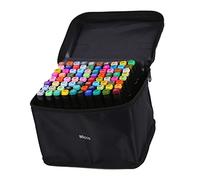 Julihai Kit de Marqueurs à Double Pointe de 80 Couleurs pour le Bureau et la Maison, Matière Plastique, Pointes Doubles Fines pour L'art du Graffiti, la Conception de Costumes, la Conception