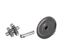 Julihai Kit de Réducteur de Démarreur de Moteur en Acier Inoxydable Durable pour Moto 150 200 250 CG125 CG200 CG250, Engrenage Moteur 17T pour ATV Quad, Pièce de Rechange Idéale pour de Meilleures