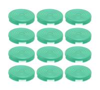 Julihai Kit de Remplacement de Cache-Boutons 12 Pièces pour Interrupteurs Kailh Cherry TTC Akko Glorious, Protections de Boutons à Givrée Bien Faites, Taille 25,3 Mm, Compatible avec Trou de (GREEN)