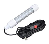 Julihai Lampe de Pêche Super Lumineuse 126 LED IP68 étanche 1000 LM Lampe de Recherche de Poisson de Nuit Submersible 13 W AC12-36 V pour Scène de Pêche sous-Marine (lumière Verte)