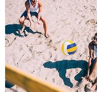 Julihai LEIJIAER Volleyball en PU, Matériau élastique Doux, Couleur Vive, Doublure en Butyle, adapté à L'entraînement et à la Compétition, Bleu/Rose (Blue)