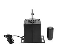 Julihai Levier de Vitesse USB Racing avec Rotule Remplaçable pour pour Volant T300RS GT, PC, Noir, Engrenage 7 et R pour ATS ETS Dust WRC Sim EST LFS, Acier Inoxydable, Alliage D'aluminium