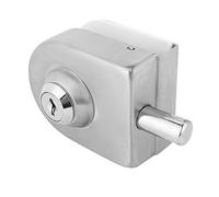 Julihai Loquet élégant de Serrure de Porte en Verre D'acier Inoxydable, Empêchant L'accès Non désiré aux Portes de Salle de Bains à la Maison