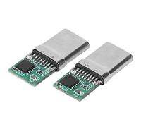 Julihai Lot de 2 Cartes de Dérivation USB C Haute Performance pour Charge Rapide, Courant Nominal 3 A, pour Téléphones, Tablettes, Ordinateurs Portables, Appareils Photo, Matériau en Cuivre et Acier