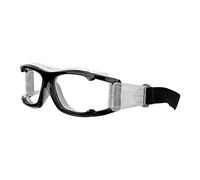 Julihai Lunettes de Sport en Polycarbonate, Coupe-vent, Antibuée, Anti-rayures et Résistantes aux Chocs, avec Bandeau Ajustable, Idéales pour le Cyclisme, le Basketball, la Randonnée et (BLACK)