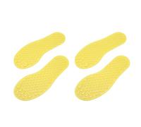 Julihai Marqueurs de Sol en Forme de Pied, Marqueurs D'empreintes de Pas en PVC Antidérapants pour Salle de Classe pour Enfants, avec Formes et Couleurs éducatives pour Les Activités (Yellow)