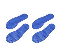 Julihai Marqueurs de Sol en Forme de Pied, Marqueurs D'empreintes de Pas en PVC Antidérapants pour Salle de Classe pour Enfants, avec Formes et Couleurs éducatives pour Les Activités (Blue)