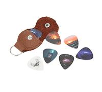 Julihai Médiators de Guitare 12 Pièces, Plectres de Guitare en Celluloïd Moyen avec un Design Unique et Cool, pour Basse Acoustique électrique ukulélé (Ciel étoilé)