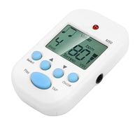 Julihai Mini Métronome Numérique avec Réglage du Tempo, Conception à Clipser pour Guitare (WHITE)