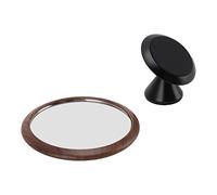 Julihai Miroir D'observation du Débit de café, Amélioration de la Surveillance de L'extraction pour Utilisation en café, Noyer Noir, Diamètre 2.4 Pouces