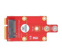 Julihai Module Convertisseur Adaptateur M.2 Key B vers Mini PCI-E, Accessoires pour Ordinateur de Bureau, Ordinateur Portable, Circuit imprimé Rouge, Aucune Alimentation Requise, Scène Applicable :