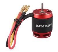 Julihai Moteur sans Balais 3542, Rotor à Haute Torsion à 14 Pôles et 12 Fentes avec Conception Détachable, pour Voitures sur Chenilles 1/10 RC SCX10 (2250KV)