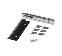 Julihai Oreiller de Guitare à Bille Roulante, Repose-guitare en Acier Inoxydable avec Rouleaux Sous Chaque Corde pour Guitares électriques Deluxe HSS, Longueur 43 Mm et épaisseur 5,7 Mm