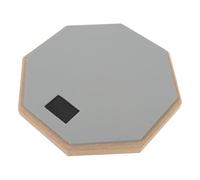 Julihai Pad de Batterie D'entraînement, Pad de Batterie Silencieux Double Face de 12 Pouces avec Caoutchouc Haute densité et Polymère EVA, pour Batteurs Débutants (GREY)